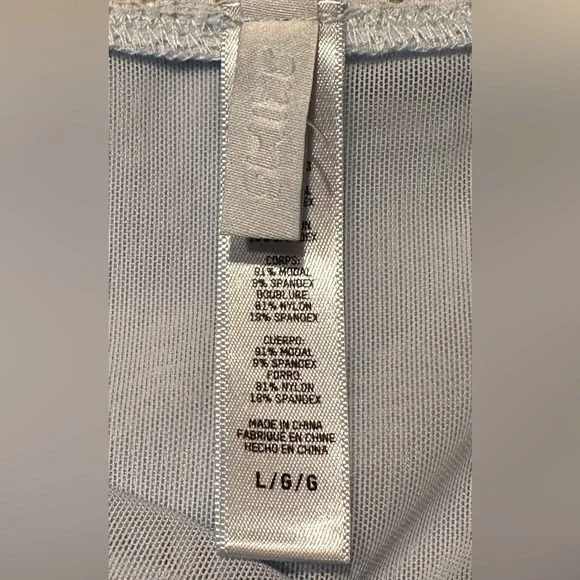 Skims Soft Lounge Lace Onesie in Celeste size Large - Picture 11 of 11